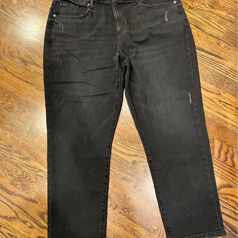 Loft boyfriend fit black jeans. New with tags.